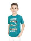 Camiseta Masculina Algodão Infantil C/ Estampa Avião Nº 4 Ao 10