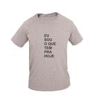 Camiseta Masculina Algodão Manga Curta Eu Sou Casual