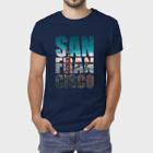 Camiseta Masculina Algodão San Francisco Premium