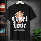Camiseta Masculina Algodão Streetwear Adulto, Infantil e Plus Size Cruel Love