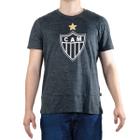 Camiseta Masculina Atlético Mineiro Escudo Malha Mesclado