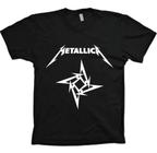 Camiseta Masculina Banda Rock Metal - Metalica 100% Algodão