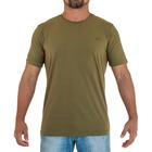 Camiseta Masculina Básica Algodão 30.1 Premium Verde Militar