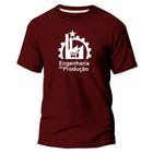 Camiseta Masculina Básica Algodão Premium Estampa Digital Faculdade Engenharia Produção