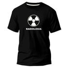 Camiseta Masculina Básica Algodão Premium Estampa Dtf Faculdade Radiologia