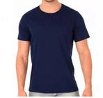 Camiseta Masculina Básica Lisa 100% Algodão Premium sem Estampa