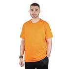 Camiseta masculina basica lisa laranja