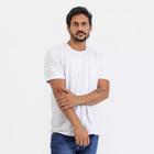 Camiseta Masculina Básica Lisa Slim Fit 100% Algodão Premium