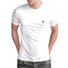 Camiseta Masculina Básica Luck Slim Fit Gola Redonda Treino Exercícios Corrida Esportes - 997/1002