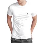 Camiseta Masculina Básica Luck Slim Fit Gola Redonda Treino Exercícios Corrida Esportes - 997/1002