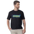 Camiseta Masculina Básica Manga Curta Estampa Personalizada Coleção Digimon Monsters