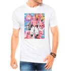 Camiseta Masculina Branca Desenho Anime Dragon Bal Z 05