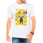 Camiseta Masculina Branca Desenho Naruto Anime 25