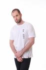 Camiseta Masculina Branca Estampa Rico Sublime Lateral