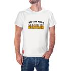 Camiseta Masculina Branca Open Beer Só Vim Pela Cerveja