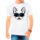 Camiseta Masculina Branca Pet Cachorro Dog 08