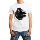 Camiseta Masculina Branca Star Wars Darth Vader 25