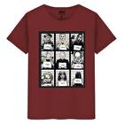 Camiseta Masculina Casual Algodão Filmes Terror Anos