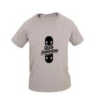 Camiseta Masculina Casual Algodão Manga Curta Skate Boarding