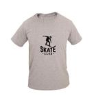 Camiseta Masculina Casual Algodão Manga Curta Skate Club