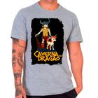 Camiseta Masculina Cinza Desenho Caverna do Dragão 01