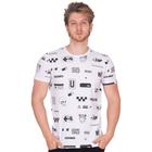 Camiseta Masculina Com Estampa Full Print Gola Redonda