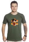 Camiseta Masculina De Algodão Dragon Ball Z Goku 7esferas