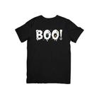 Camiseta Masculina de Algodão Halloween Boo