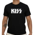 Camiseta Masculina De Algodão Kiss Rock