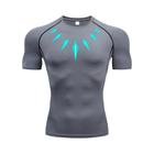 Camiseta Masculina De Compressão De Secagem Rápida Fitness Academia Anime Corrida Treino Verão Top - others