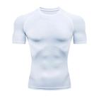 Camiseta Masculina de Compressão - Secagem Rápida para Academia e Musculação