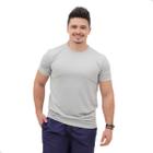 Camiseta Masculina Dry Fit Basica TechMalhas Lisa secagem rapida