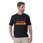 Camiseta Masculina Estampa Personalizada Deadpool Wolverine Animes Casual