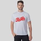 Camiseta Masculina Estampa Retrô Logo Design Pepsi Cola Manga Curta Gola Careca Casual