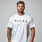 Camiseta Masculina Estampada 100% Algodão Minimalista Urbano Rival Premium Estilosa