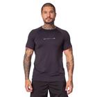 Camiseta Masculina Estilo do Corpo Armyfit Dry Peccato Preto/vermelho