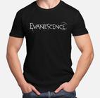 Camiseta Masculina Evanescence Frase Banda Show 100% Algodão
