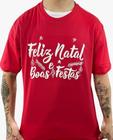 Camiseta Masculina Feliz Natal Fim De Ano Camisa 100% Algodão