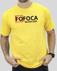 Camiseta Masculina Fofoca Algodão Egípcio Amarela