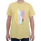 Camiseta Masculina Freesurf MC Fluid Quiver Amarela - 110407