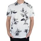 Camiseta Masculina Freesurf MC Grey Flower Branca - 11040831