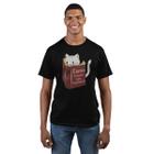 Camiseta Masculina Gato Como Treinar Seu Humano