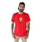 Camiseta Masculina Lâmpada Idéia Rock Hipsters Várias Cores