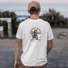 Camiseta masculina manga curta algodão Estampa Macaco Moto Estilosa Plus Size