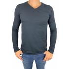 Camiseta Masculina Manga Longa Decote V H60182