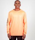 Camiseta Masculina Manga Longa Shark Beach Tennis Uv-Laranja