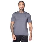 Camiseta Masculina New Balance Tenacity Logo Cinza Escuro