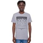 Camiseta Masculina Onbongo Dot Cinza D882A