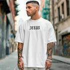 Camiseta Masculina Oversized Premium Jesus