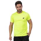 Camiseta Masculina para Caminhada. Corrida e Academia - Dri-Fit - Mr. Snitram - Verde Neon